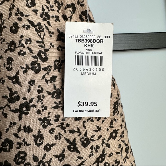 NWT Daytrip Woven Floral Jogger Buckle Spring Fashion Style Pants Sz Medium - Picture 7 of 12